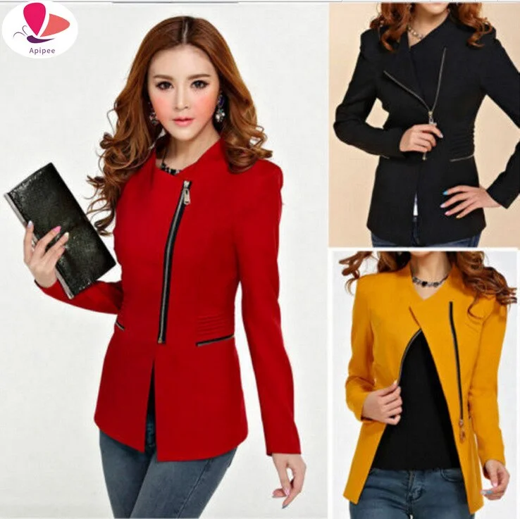 2022 Spring Autumn Women Blazer Long sleeve Jacket Suit Casual Coat Short Slim Fit Outerwear Blaser Work Wear Herringbone Jacket Checkered Jacket Solid Jacket 2022 Spring Autumn Women Blazer Long sleeve Jacket Suit Casual Coat Short Slim Fit Outerwear Blaser Work Wear Herringbone Jacket Checkered Jacket Solid Jacket