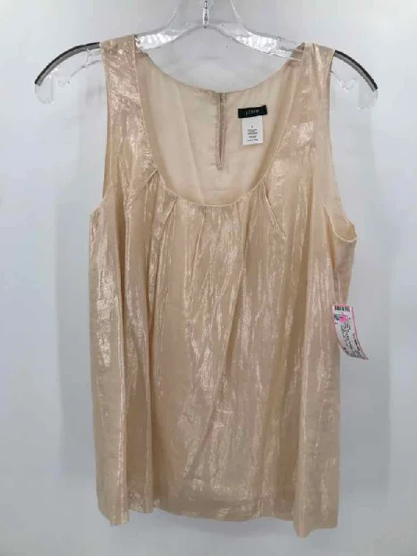 Pre-Owned J Crew Ivory Size 2 Tank Top ribbed tank top