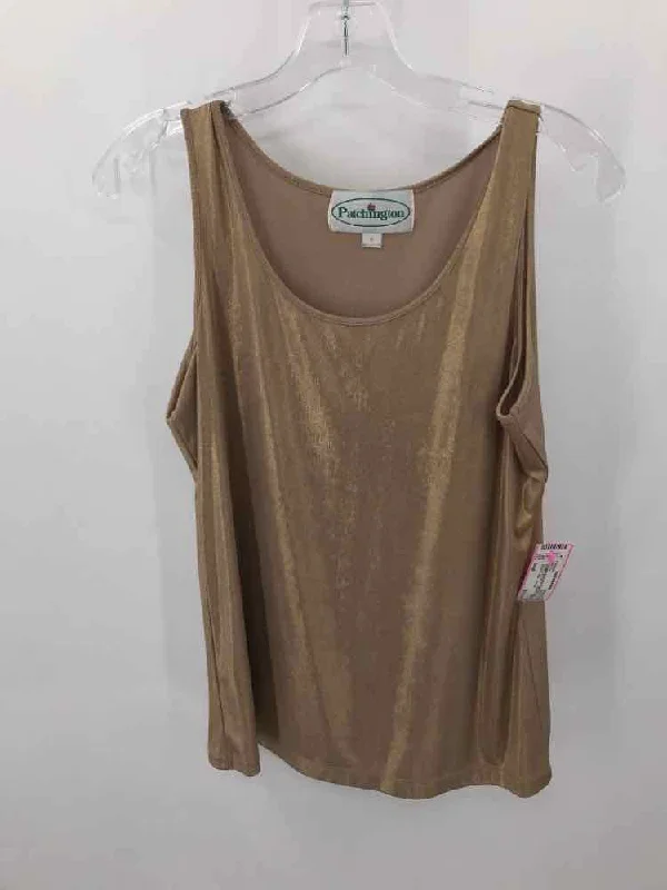 Pre-Owned Patchington Gold Size Small Tank Top coral tank top
