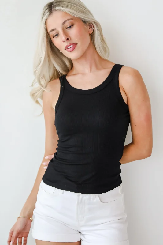 Parker Everyday Padded Tank cold shoulder tank