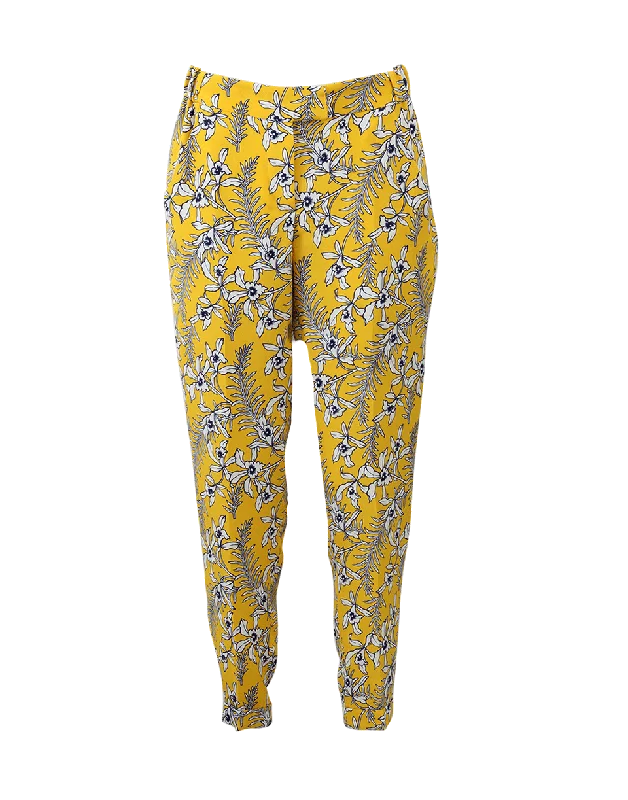 Graphic Jasmine Crepe Pants Relaxed Casual Leggings