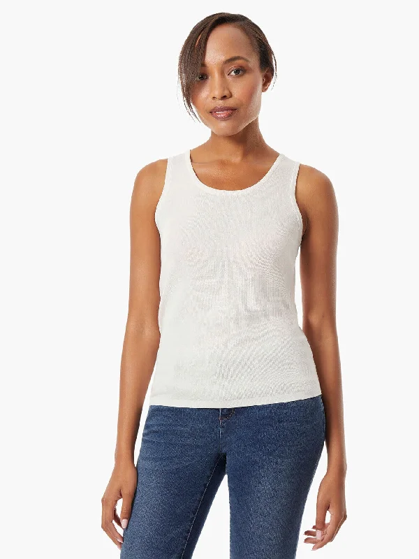 Scoop Neck Knit Tank Top boho tank top