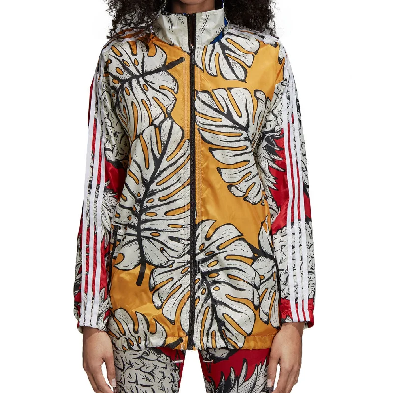 Adidas Originals 3-Stripes Women's Windbreaker Jacket Multicolor Zippered Jacket Buttoned Jacket Snapped Jacket Adidas Originals 3-Stripes Women's Windbreaker Jacket Multicolor Zippered Jacket Buttoned Jacket Snapped Jacket