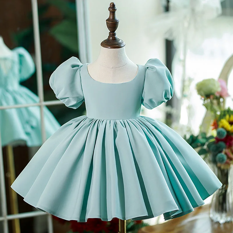 Baby Girl Birthday Party Dress Toddler Summer Puff Sleeves Wedding Princess Dress Tunics Cozy comfortable Baby Girl Birthday Party Dress Toddler Summer Puff Sleeves Wedding Princess Dress Tunics Cozy comfortable