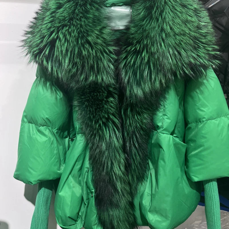 All green