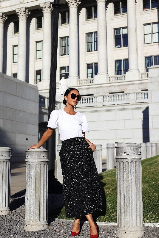 Steal My Heart A-Line Skirt tiered skirt playful