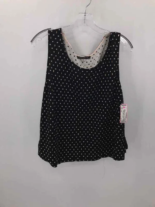 Pre-Owned St John Black Size Large Knit Tank Top stylish tank top