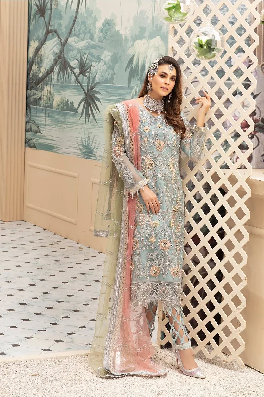 Latest Pakistani Organza Party Dress Turquoise Color # CA105 Turtleneck Neckline Stylish Latest Pakistani Organza Party Dress Turquoise Color # CA105 Turtleneck Neckline Stylish