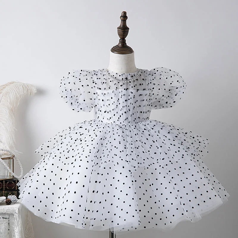 Baby Girl Dress Toddler Prom Baptism Birthday Party Dress Polka Dot Garden Dress Tunics Review highly Baby Girl Dress Toddler Prom Baptism Birthday Party Dress Polka Dot Garden Dress Tunics Review highly