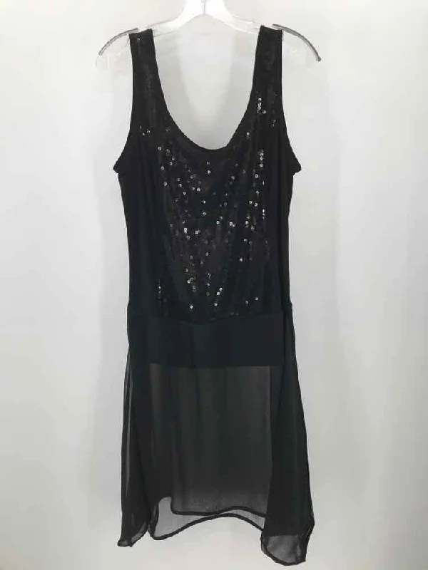 Pre-Owned Joseph Ribkoff Black Size 14 Tunic Tank Top cropped tank top