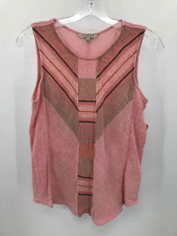 Pre-Owned Liverpool Pink Size Small Tank Top sexy tank top