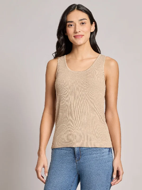 Petite Sutton Scoop Neck Tank Top cozy tank top