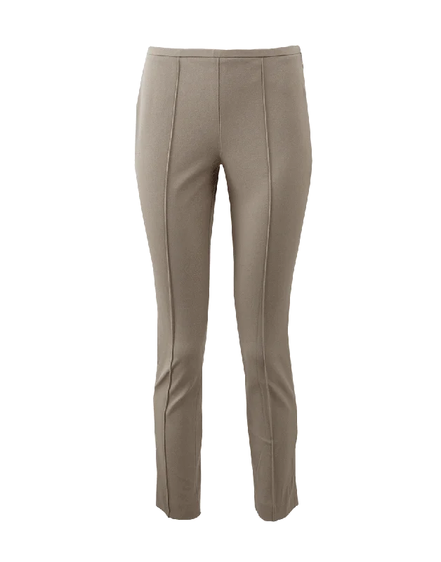 Cropped Skinny Pant Chic Slim Fit Pants