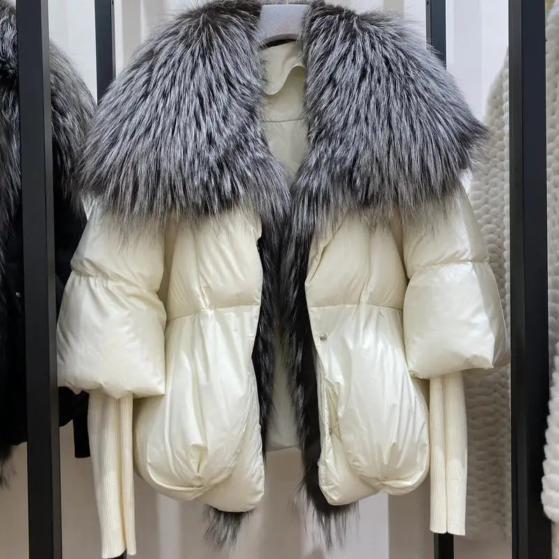 Beige silvery