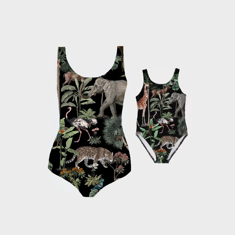 JUNGLE - SWIMSUITS DUO Bold Swimsuit Design