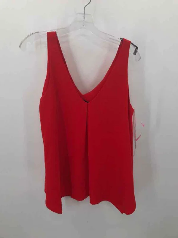 Pre-Owned Dorothy Perkins Red Size 8 Tank Top crew neck tank