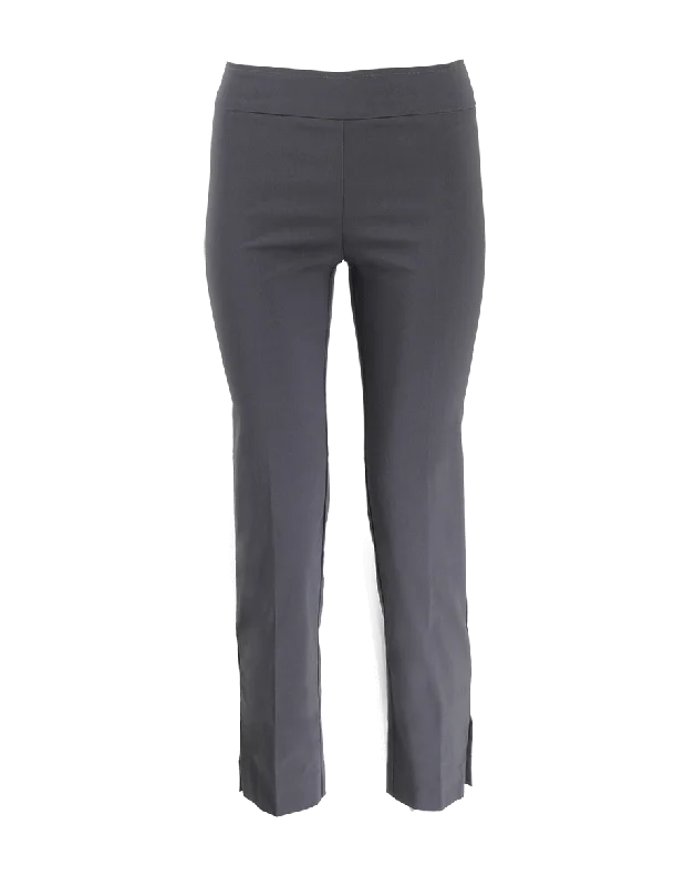 Venezia Pull-On Ankle Slit Pant Lightweight Linen Pants