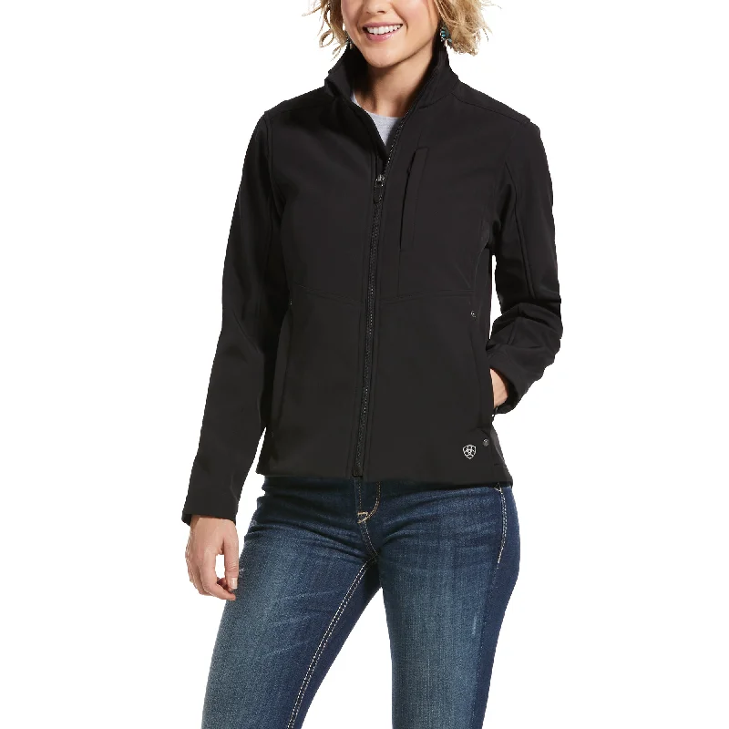 Women's Ariat REAL Softshell Jacket #10033006 Notch Collar Jacket Peter Pan Collar Jacket Cowl Neck Jacket Women's Ariat REAL Softshell Jacket #10033006 Notch Collar Jacket Peter Pan Collar Jacket Cowl Neck Jacket