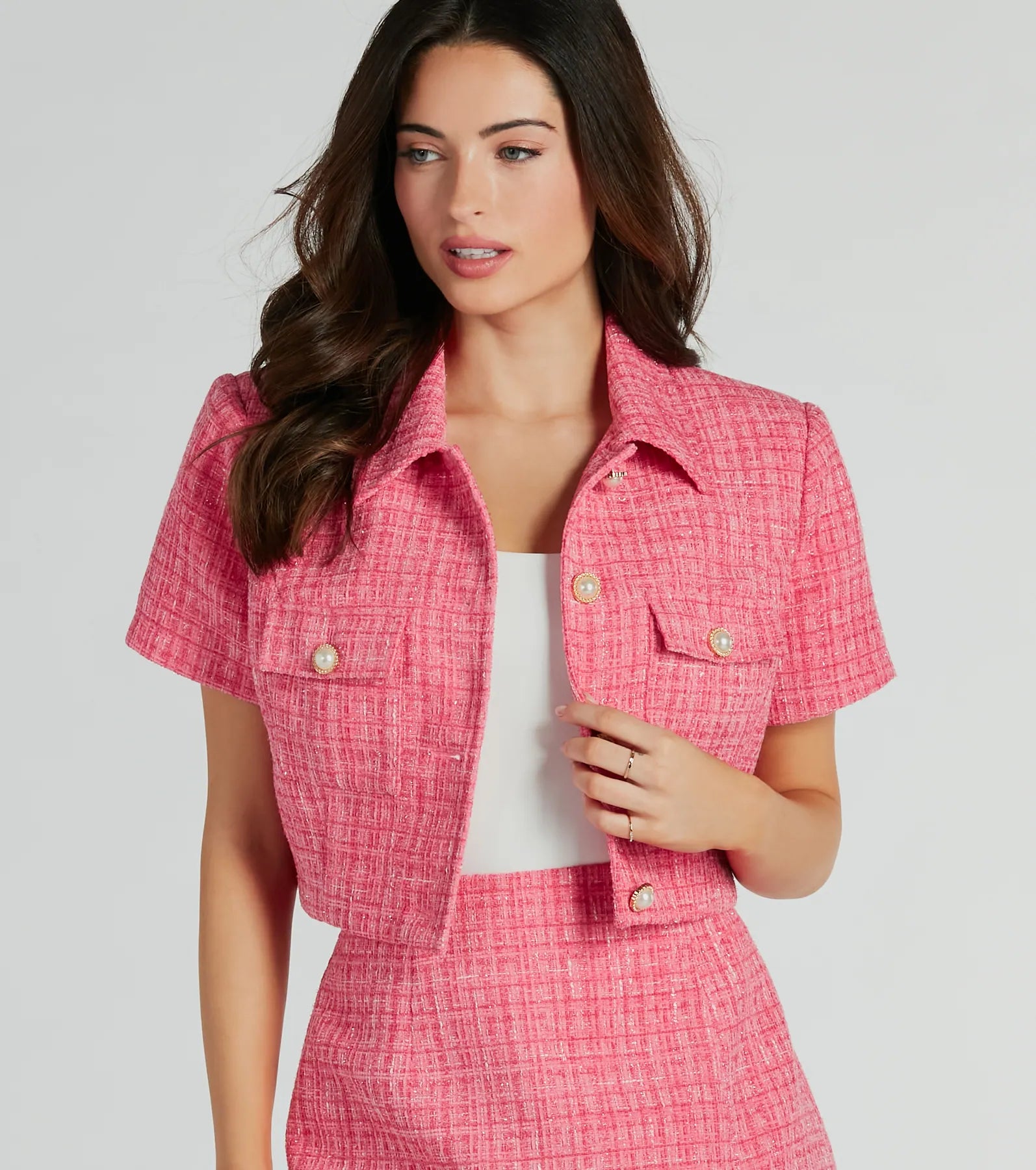 Fabulous By The Second Short Sleeve Tweed Jacket Striped Jacket Polka Dot Jacket Floral Jacket Fabulous By The Second Short Sleeve Tweed Jacket Striped Jacket Polka Dot Jacket Floral Jacket