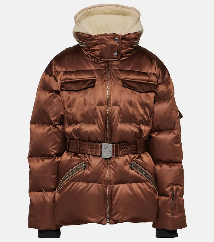 Bogner Adele-LD quilted ski jacket Welt Pockets Slit Pockets Flap Pockets