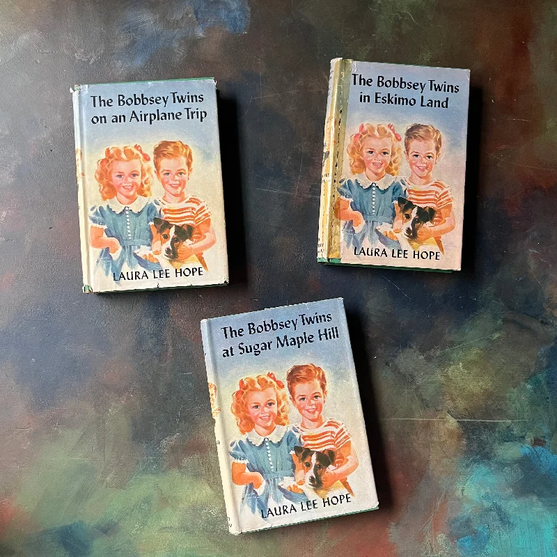 Bobbsey Twins Three Book Set with Dust Jackets Mesh Jacket Canvas Jacket Denim Jacket Bobbsey Twins Three Book Set with Dust Jackets Mesh Jacket Canvas Jacket Denim Jacket