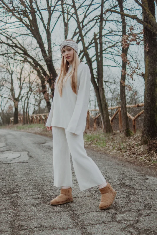 Wrap-in-Luxury Pant-Cream Chic Faux Leather Pants