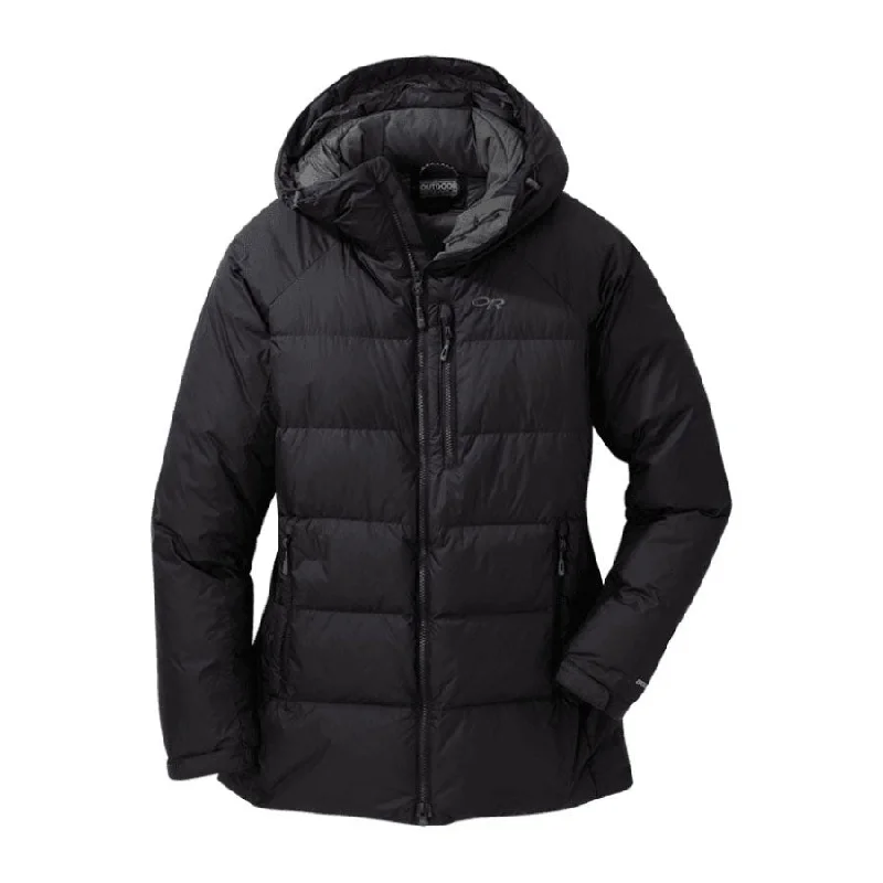 Outdoor Research Super Alpine Down Womens Jacket Front Pockets Side Pockets Patch Pockets Outdoor Research Super Alpine Down Womens Jacket Front Pockets Side Pockets Patch Pockets
