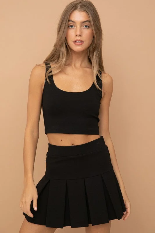 Ponte Tennis Skirt denim skirt trendy