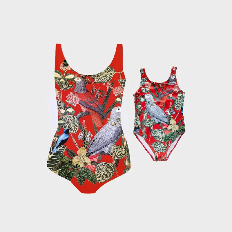 BIRDS - SWIMSUITS DUO Two-Piece Beachwear