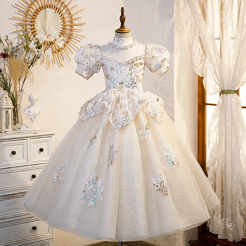 Baby Girl Ball Gowns Dress Girl Baptism Birthday Party Dress Sequin Beads Fluffy Princess Dress Lace Sexy Club Baby Girl Ball Gowns Dress Girl Baptism Birthday Party Dress Sequin Beads Fluffy Princess Dress Lace Sexy Club