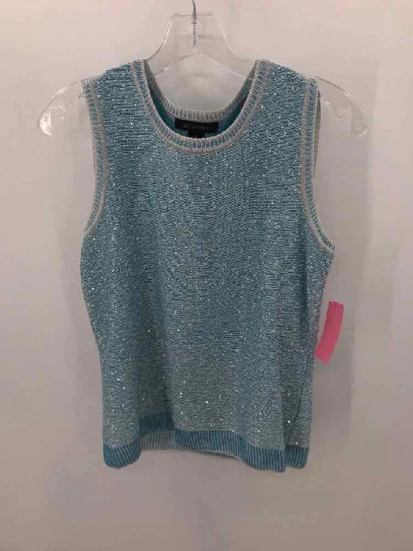 Pre-Owned St John Blue Size XS Knit Tank Top flowy tank top