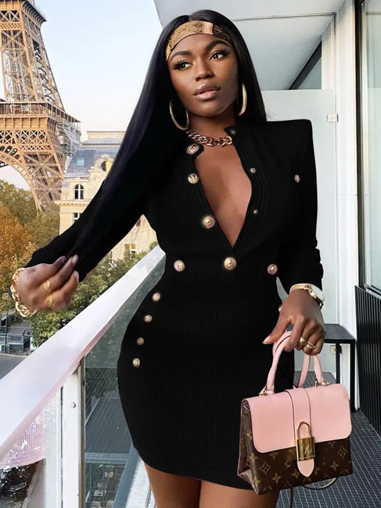 Advbridge New Winter Style Sexy Long Sleeve Key Hole Button Pink Mini Women Bodycon Bandage Dress Elegant Evening Club Party Dress Tunics Gym athletic Advbridge New Winter Style Sexy Long Sleeve Key Hole Button Pink Mini Women Bodycon Bandage Dress Elegant Evening Club Party Dress Tunics Gym athletic