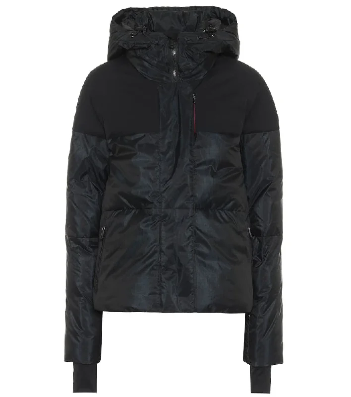 Erin Snow Padded ski jacket Zippered Front Buttoned Front Snap Front
