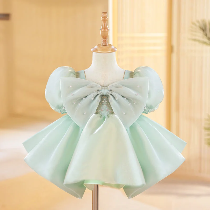 Cute Big bow Toddler Birthday Party Dress Princess Dress Tunics Business professional Cute Big bow Toddler Birthday Party Dress Princess Dress Tunics Business professional