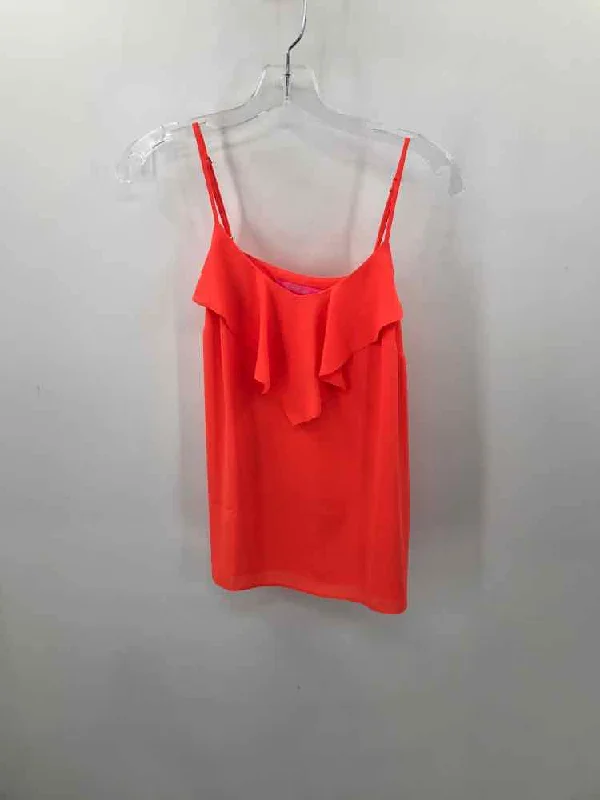 Pre-Owned Lilly Pulitzer Orange Size XS Tank Top black tank top