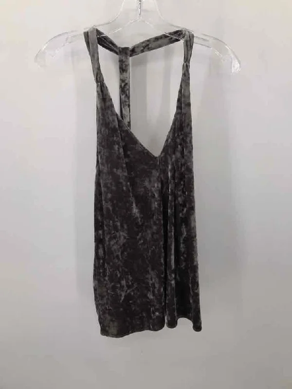 Pre-Owned Zara Grey Size Small Tank Top fitted tank top