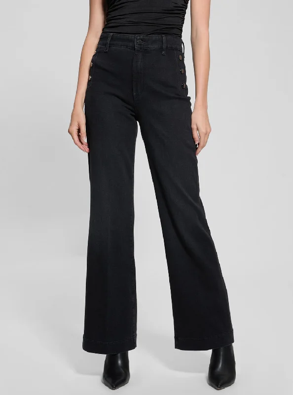 Black New Faye Pant Casual Drawstring Pants