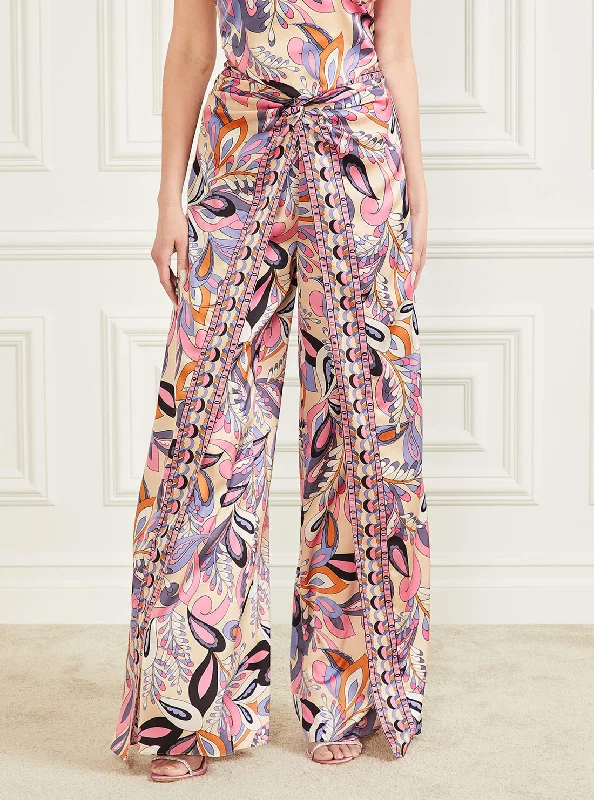 Marciano Pink Multi Gypset Pant Soft Stretch Trousers