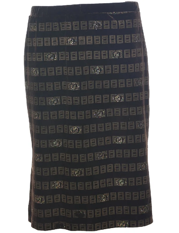 Velvet Bodycon Skirt - S seamless skirt comfort