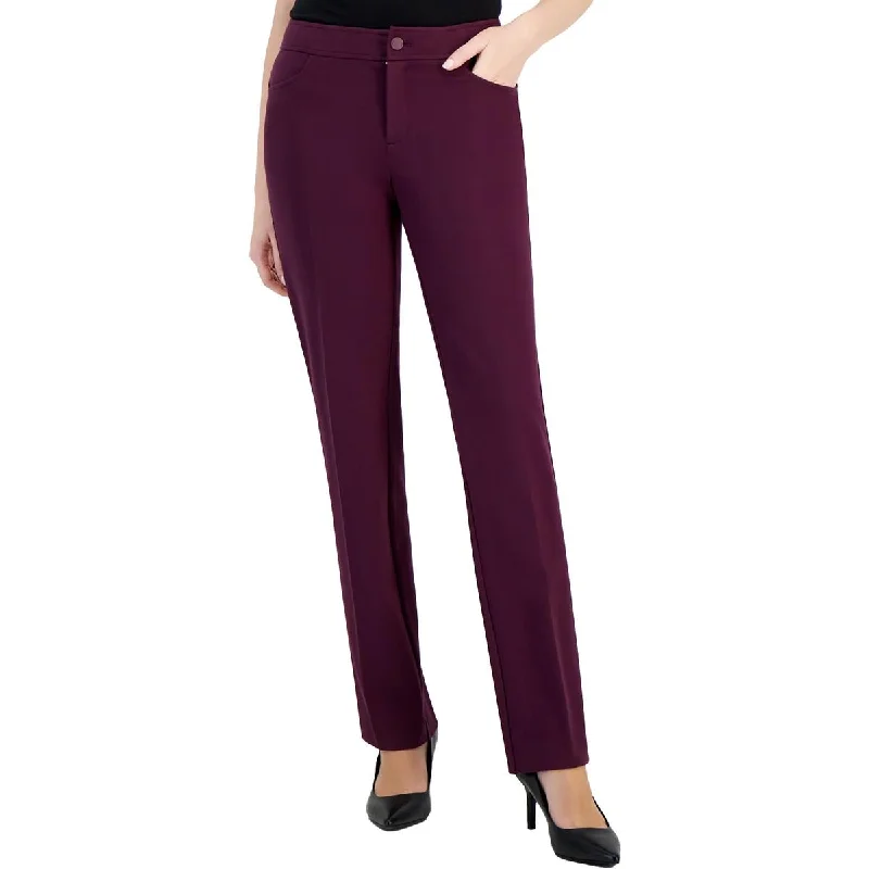 Anne Klein Womens Suit Separate Office Straight Leg Pants Fashionable Tapered Leg Pants
