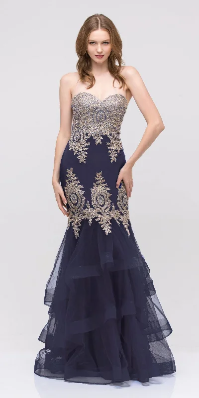 Navy Blue/Gold