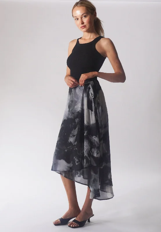 HIDDEN SKIRT MIST denim skirt fashionable