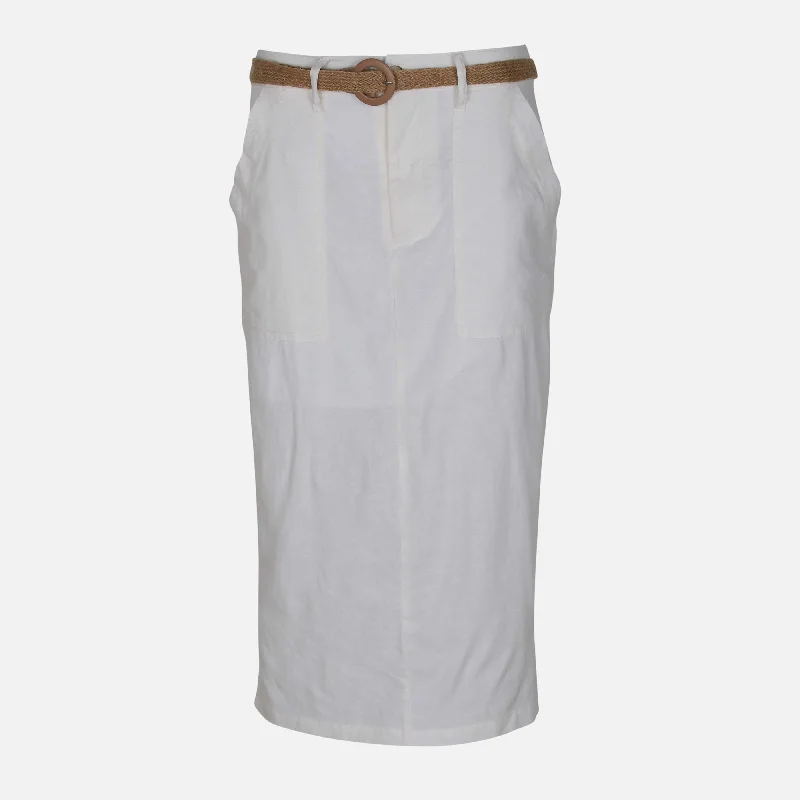 LADIES SKIRT ruffled skirt detail