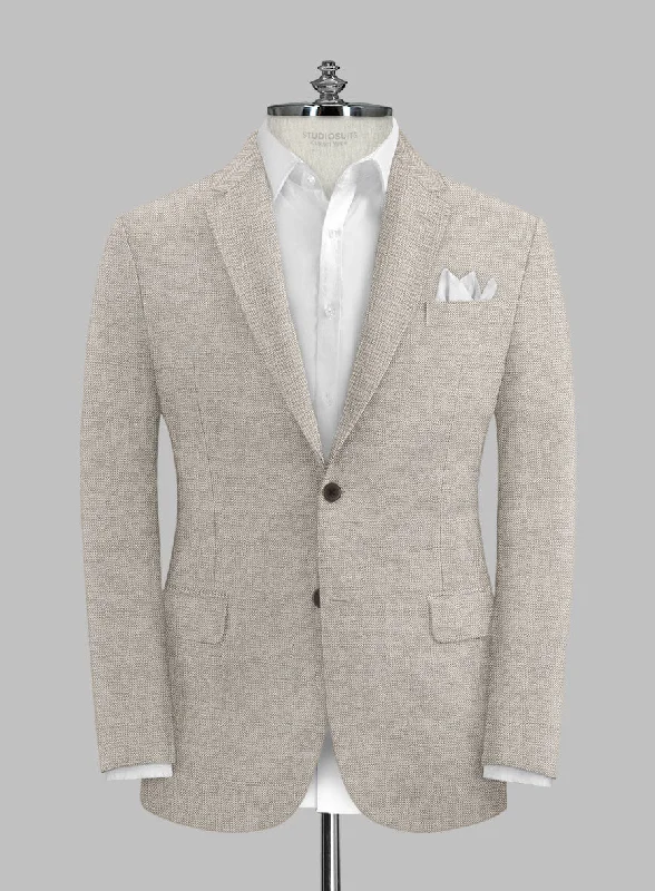 Solbiati Light Brown Herringbone Linen Jacket Cotton Jacket Linen Jacket Terry Jacket Solbiati Light Brown Herringbone Linen Jacket Cotton Jacket Linen Jacket Terry Jacket