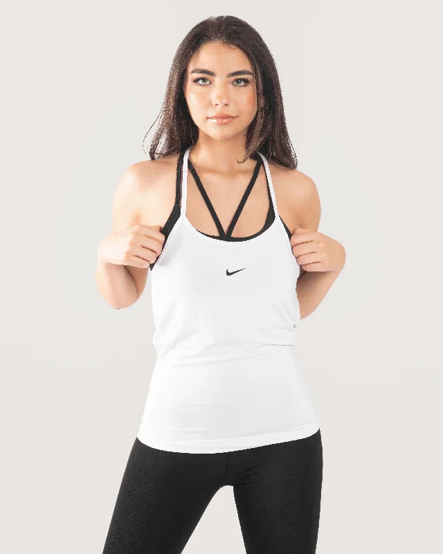 NIKE ONE ELASTIKA TANK TOPS peach tank top