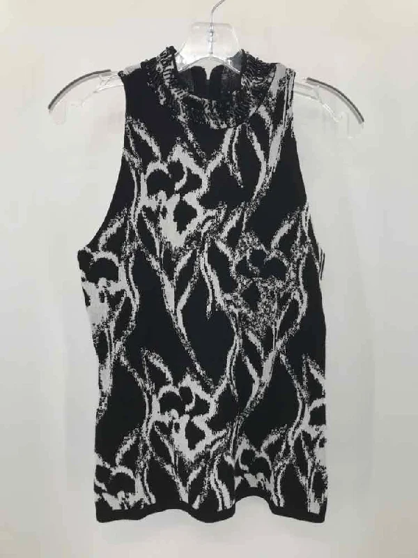 Pre-Owned WHBM Black Size Small Knit Tank Top trendy tank top