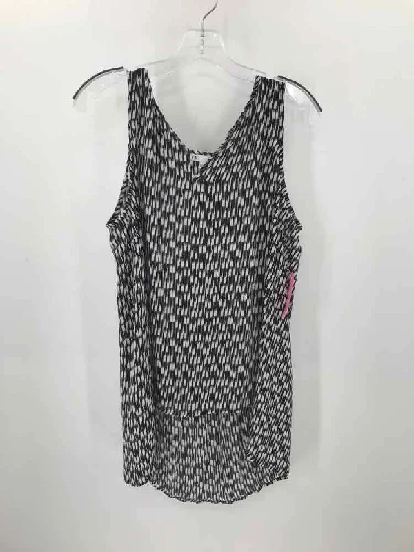 Pre-Owned DR2 Black Size Large Tank Top modal blend tank