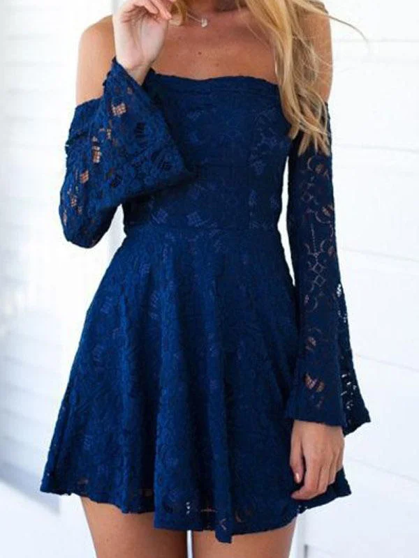 Beautiful Homecoming Dress Off-the-shoulder Lace Short Prom Dress Party Dress JK455 Tunics Sophisticated sleek Beautiful Homecoming Dress Off-the-shoulder Lace Short Prom Dress Party Dress JK455 Tunics Sophisticated sleek
