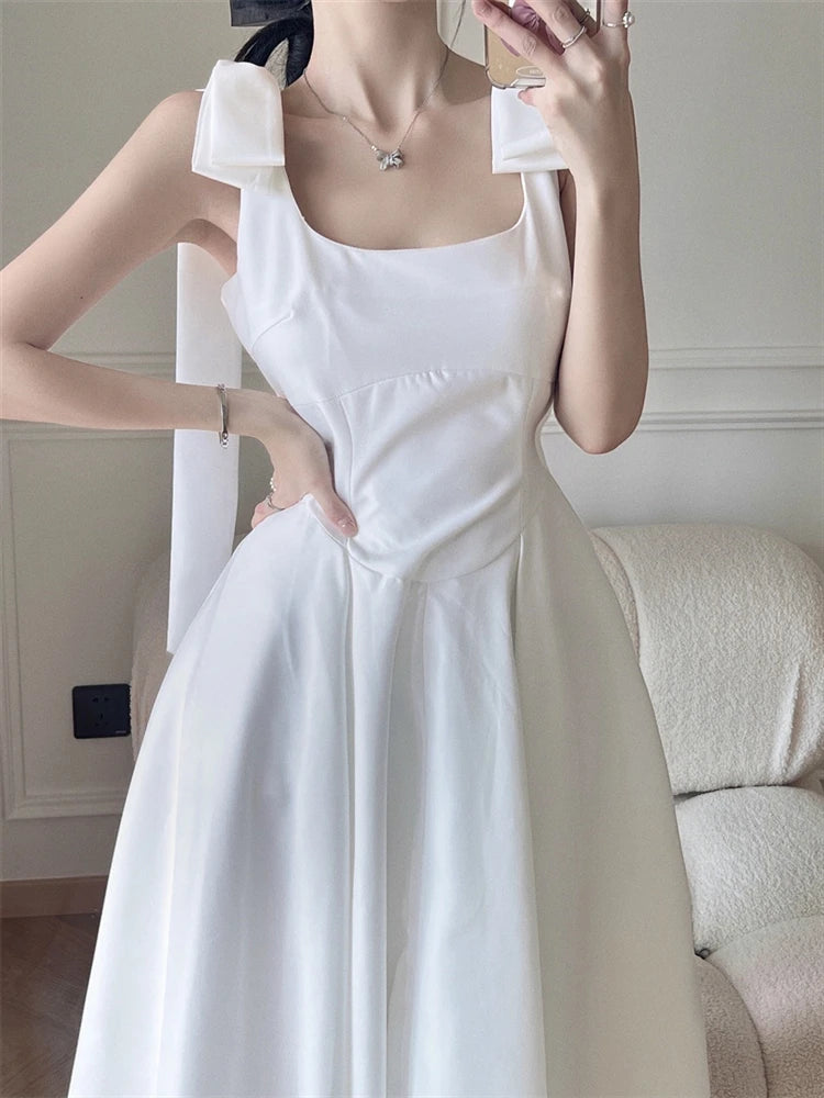 Advbridge Strap Sundress Women Solid White 2022 Woman Boho Beach Dress Summer Sleeveless Runway Backless Sexy Lace Party Dresses Tunics Top Casual Advbridge Strap Sundress Women Solid White 2022 Woman Boho Beach Dress Summer Sleeveless Runway Backless Sexy Lace Party Dresses Tunics Top Casual