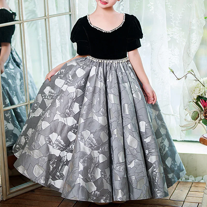 Toddler Prom Dress Girl Communion Princess Pageant Dress Fluffy Party Dress sweetheart Neckline Romantic